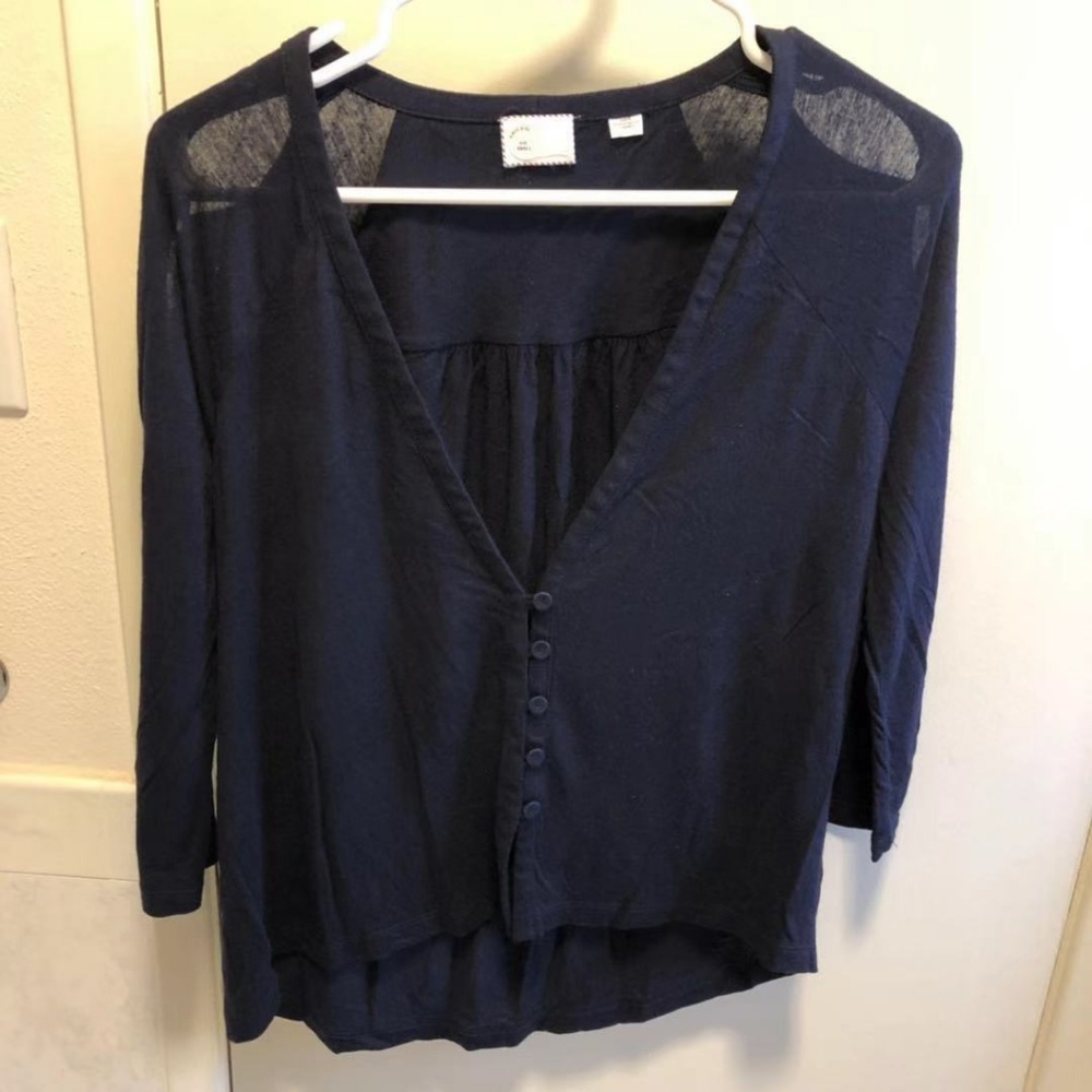 dark blue tops